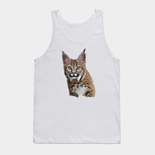 Cute Bobcat Drawing Tank Top